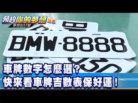 車牌英文吉凶|車牌英文吉凶實用指南